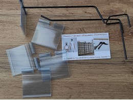 Цінникотримач пластиковий 35/50мм Цінникотримач пластиковий 35/50мм